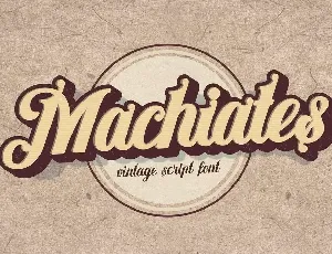 Machiates font