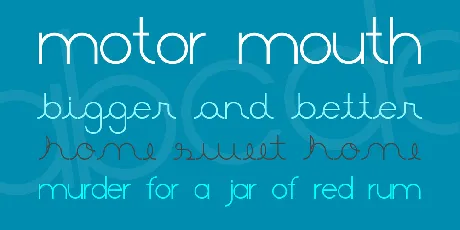 Aster font