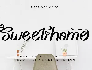 Sweethome font