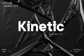 Kinetic font