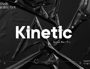 Kinetic font