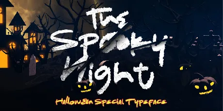 The Spooky Night font