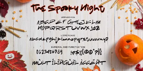 The Spooky Night font