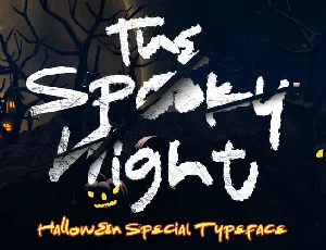 The Spooky Night font