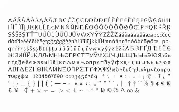 New Computer Modern Serif font