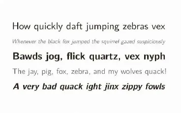 New Computer Modern Serif font