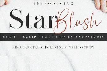 Star Blush font