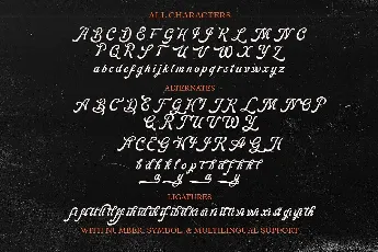 The Mallister font