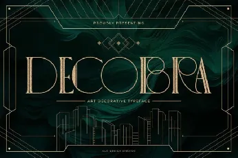 Decobra font