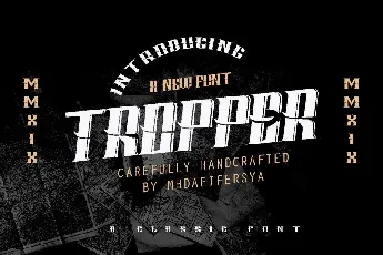 Tropper Typeface font