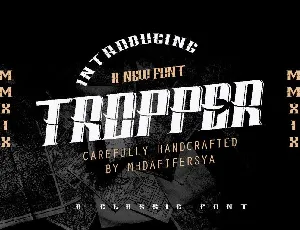 Tropper Typeface font