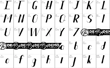 Harmonis Demo font