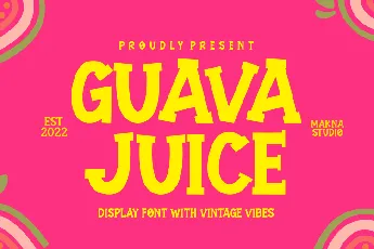 GUAVA JUICE font