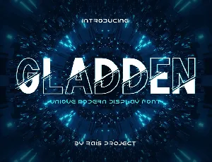 Gladden Demo font