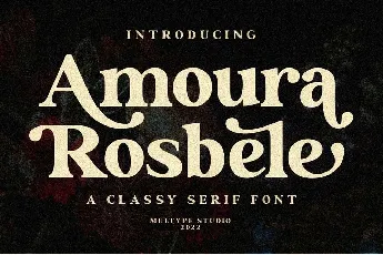 Amoura Rosbele font