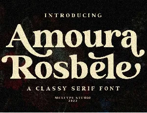 Amoura Rosbele font