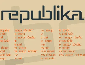 Republika font