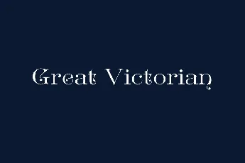 Great Victorian font