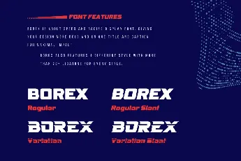 Borex font