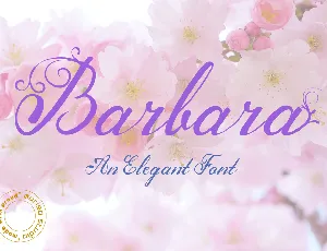 Barbara font