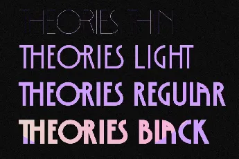 Theories font