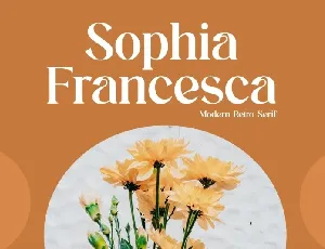 Sophia Francesca font