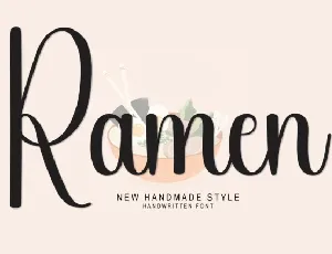 Ramen Script font