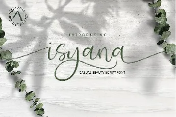 Isyana Script font