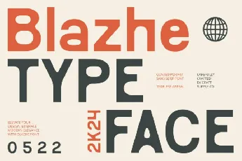 Blazhe font