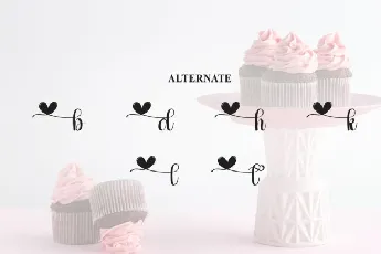 Cupcake Script font