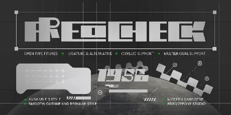 Areocheck font