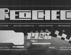 Areocheck font