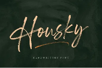 Housky font