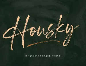 Housky font