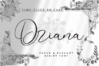 Driana Brideth font