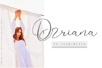 Driana Brideth font