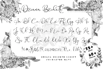 Driana Brideth font