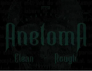 Aneloma Demo Rough font