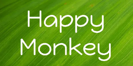 Happy Monkey font