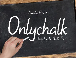 Onlychalk font