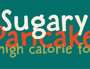 DK Sugary Pancake font