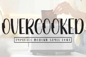 Overcooked Display font