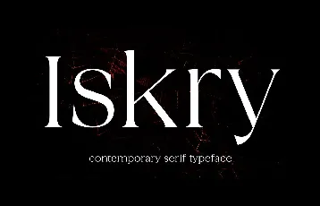 Iskry font