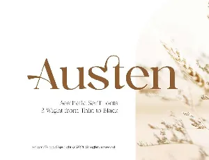 Austen font