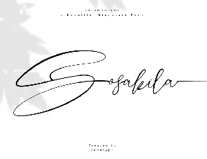 Sosakila font