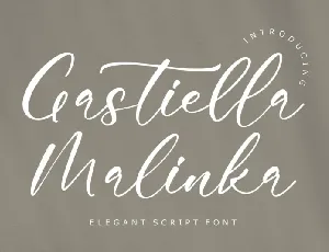 Gastiella Malinka font