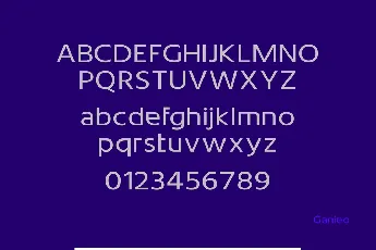 Ganieo font