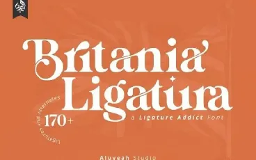 Britania Ligatura Serif font