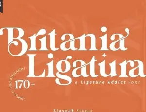 Britania Ligatura Serif font