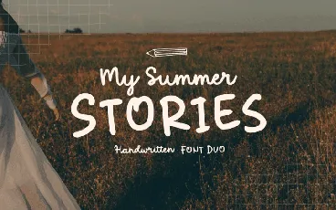 My Summer Stories Script font